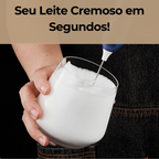 Mini Mixer Elétrico USB p/ Café, Leite, Ovos e Shakes