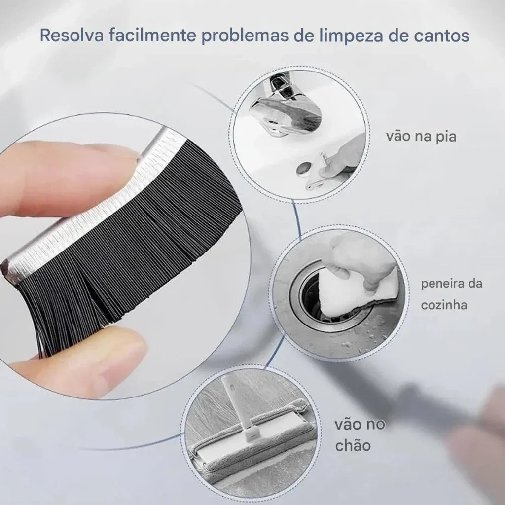 Kit 4 Escovas de Limpeza Gap | Multifuncional Para Cantos e Fendas