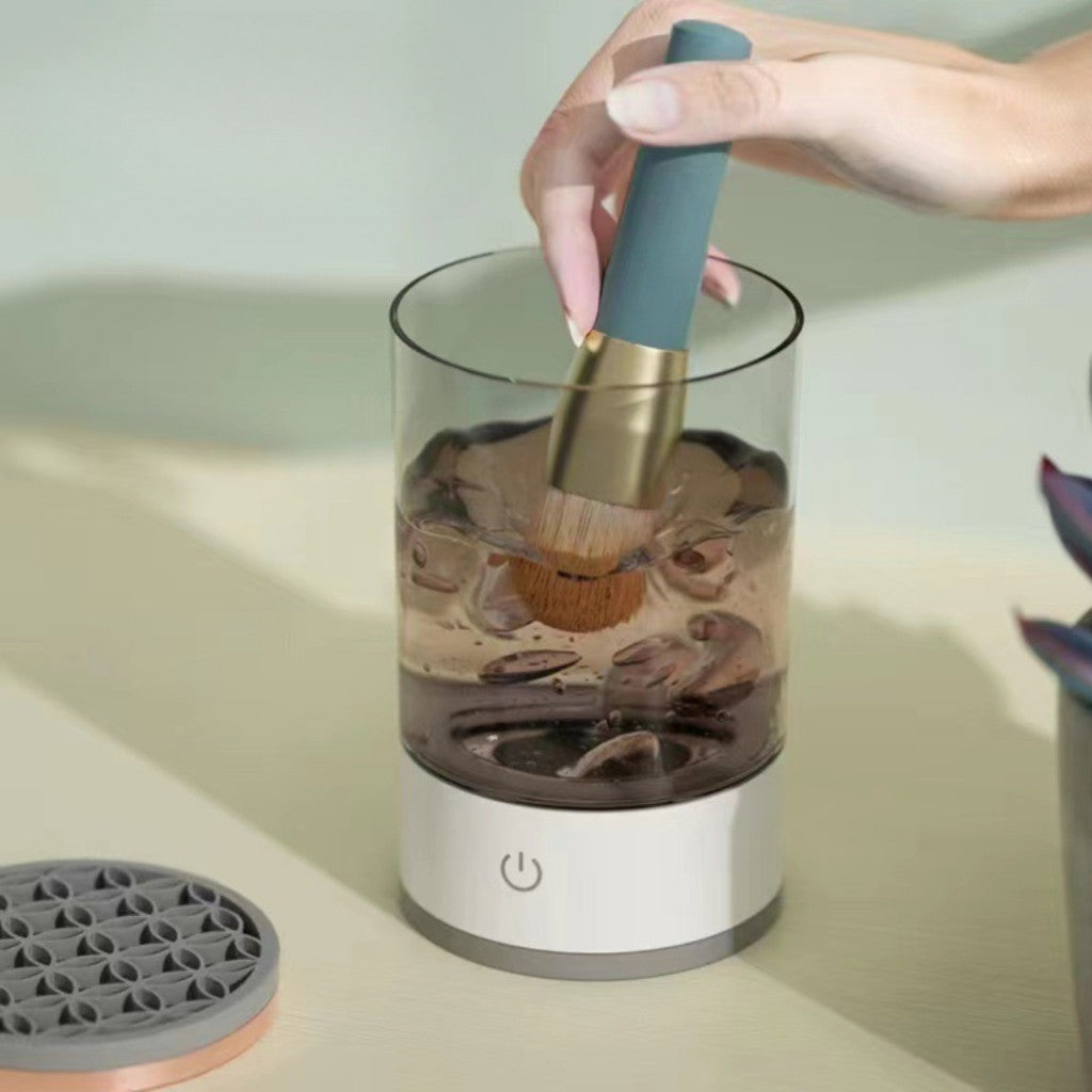 Limpador Elétrico de Pincéis e Esponjas | USB Automático Bivolt